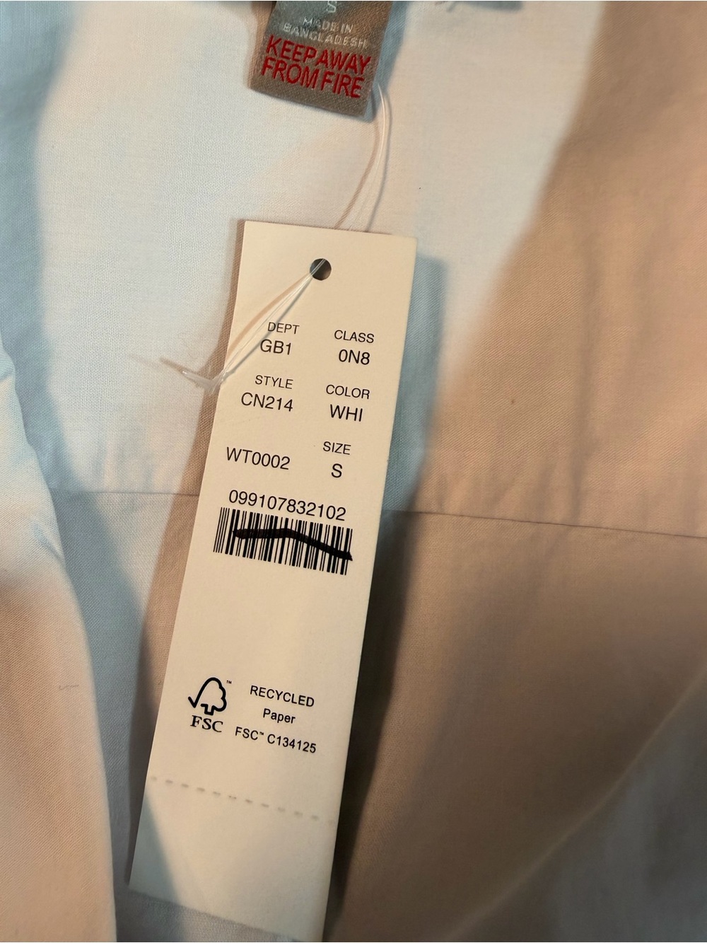 J.Crew Classic pajama pant set in end-on-end cotton in white - Picture 7 of 7
